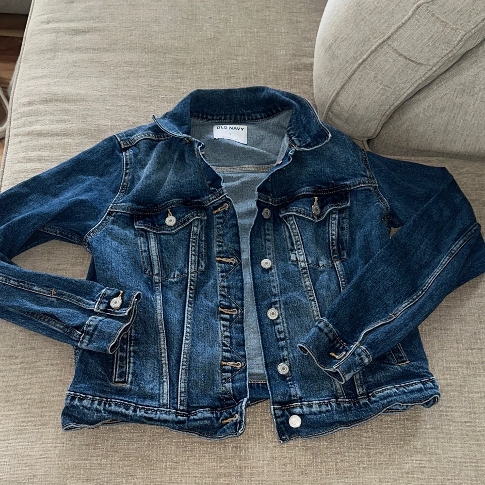Old Navy Dark Blue Denim Jean Jacket